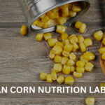 Can Corn Nutrition Label